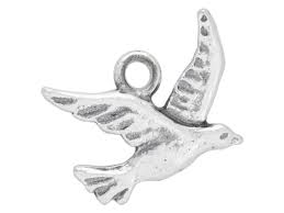 Artbeads Sterling Silver Tiny Cute Flying Bird Charm ...