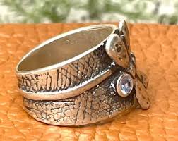 Sterling Silver, Blue Tropaz ,dragonfly Ring 7 3/4 Shablool Didae - Etsy