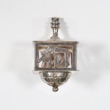 Sold at Auction: STERLING SILVER DREIDEL