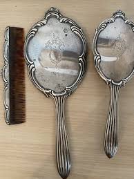 Vintage International STERLING SILVER 3-Piece Dresser Set | eBay