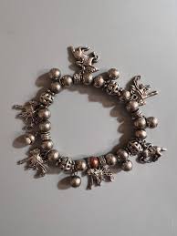 Vintage Charm Bracelet. Has Horses and Jockey Charms. A Nice ...