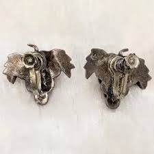 Taxco | Jewelry | Vintage Taxco Silver Grapes Cluster Screw Back Earrings | Poshmark