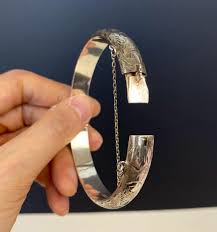 N1169 Vintage Mid-century Sterling Silver Engraved Pattern ...