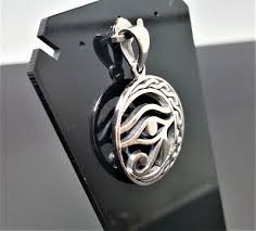 925 Sterling Silver Pendant Eye of Horus Ancient Egyptian Talisman Egyptian Symb | eBay