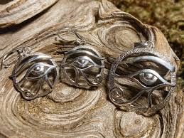 Goddess Designs / Detailed Eye of Horus Sterling Silver Jewelry Set (( Sold Separately )) - Etsy