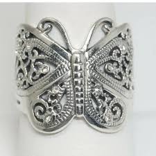 Silver Jeans | Jewelry | Vintage Butterfly Scroll Sterling ...