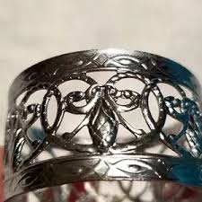 Kemp and Beatly | Dining | Vintage Kemp And Beatly Fleur Delis Filigree Napkin Rings Set 6 Very Pretty | Poshmark