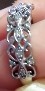 Diamond Butterfly Ring Sterling Silver Size 7 New | eBay