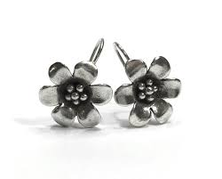 Thai Hill Tribe Flower Earrings - Four Peaks Mining Co.