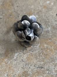 Vintage Sterling Silver Blooming Flower Bud Ring Size 7.5 | eBay