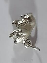 Vintage Sterling Silver PANDA BEAR #2 Charm for Charm ...