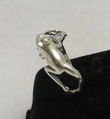 R000212 STERLING SILVER Ring 925 Frog - Etsy