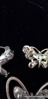 Set of 7 Vintage Rhinestone Butterfly Brooches - Etsy