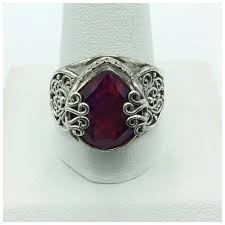 Sterling Silver Mystic Topaz Ring. For Sale at Ruby Lane