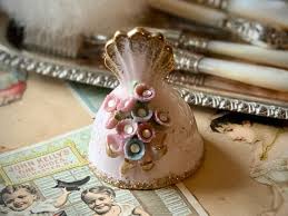 Vintage Miniature Pink Bell Lefton Floral Porcelain Fancy Figurine 2.5 Inch Tall - Etsy