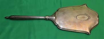 Antique Victorian Webster Co. Sterling Silver Large Hand mirror no monogram | eBay