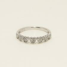 Diamond Heart Ring in 14kt White Gold (1/5ct tw) – Day's Jewelers
