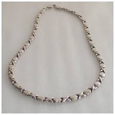 Vintage Italian Sterling Hugs and Kisses Necklace by Milor. For Sale at Ruby Lane