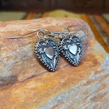 Silver Heart Earrings by Toni Chino SWSG-ERN-0038 – Arlene's