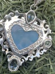 Blue Larimar Sky Blue Topaz Sterling Silver Popcorn Link ...