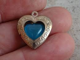 Antique French Silver Plated Enameled Medaillon Charm ...