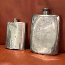 Two Vintage Sheffield England Dixons & Sons Pewter Flasks | eBay