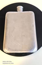 VINTAGE FLASK PEWTER BY BROOKS BROTHERS GOOD CONDITION 12 oz ...