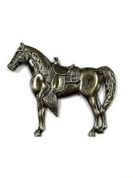 Sterling Silver Horse Pin Brooch | eBay