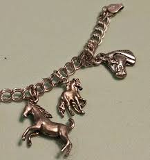 sterling horse charm bracelet From Italy | eBay
