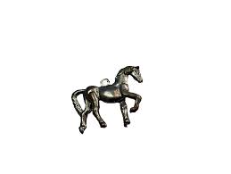 UNMARKED UNSIGNED - Silver COLOR - SHOW Horse - Charm Metal ...