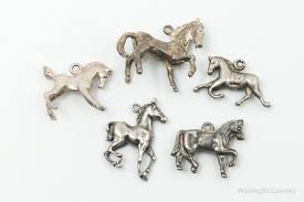 Vintage Antique Horses Sterling Silver Charms - Etsy