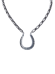 Vintage Reproduction Sterling Plated Horseshoe Necklace ...