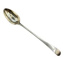 1790 English George III Sterling Silver Basting Spoon by ...