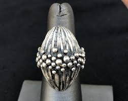 Unique Sterling Silver Ring 6 - Etsy Australia