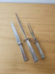 Antique 3-Piece Sterling Silver Handles Carving Set (Insico Stainless – Kitchens For Good