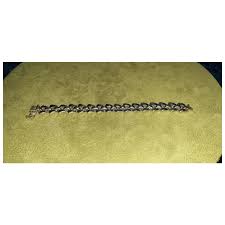 Sterling Silver Link Bracelet 63 Grams!!. For Sale at Ruby Lane