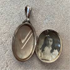 Buy Antique Silver Locket With Beautiful Detail and Photograph Online in India - Etsy