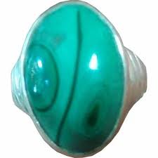 Malachite Ring in Sterling Silver at ₹ 1900/piece | Rings in New Delhi | ID: 11427408755