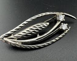Vintage Silver 925 Brooch - Etsy Canada