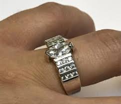 925 Sterling Silver 1.4Ct Cubic Zirconia Marquise Cut ...