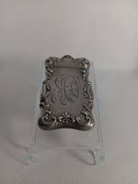 Antique Art Nouveau Sterling Silver Match Safe/Vesta C.1913 ...