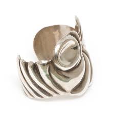 Vintage LOS BALLESTEROS Taxco Sterling Silver Cuff ...
