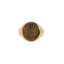 Victorian Signet Monogram Ring – Christoffel & Family Estate ...