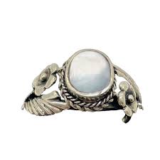 Mother of Pearl Sterling Silver Flower Leaf Ring | Size 8 | Silver | 1 Ring | - Walmart.com