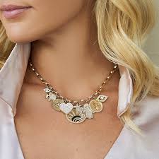 Shop Sydney Evan 14k Gold & Diamond Multi Charm Luck ...