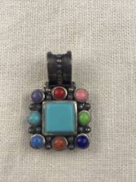 .925 Sterling Silver Pendant SE Thailand 5 Gram Square ...