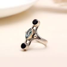 925 Silver Natural Iolite Blue Topaz Daughter Statement ...