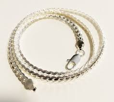 22 Inch Sterling Silver Etched Border Curb Chain Necklace - Etsy