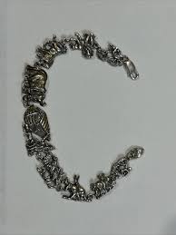 Vintage Sterling Silver Noah's Ark Bracelet | eBay