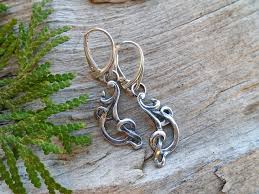 Strieborné náušnice Ag925 Ornament Art Nouveau / Icus ...